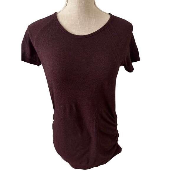 Athleta Women's Short Sleeve Tee - Dark Purple - Picture 2 of 6